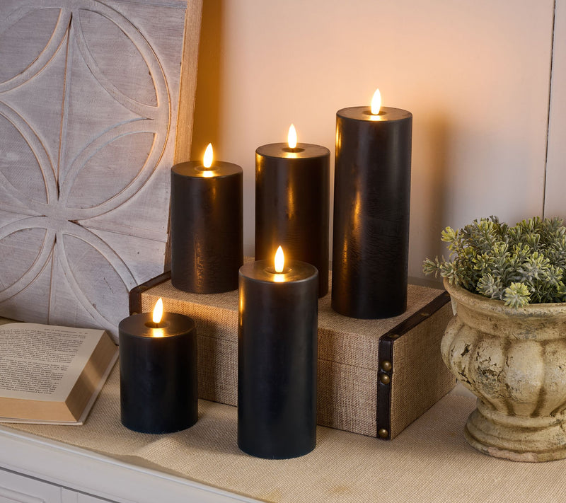 Home Reflections 5-pc Flameless Pillar Candles with Gift Box — View 20