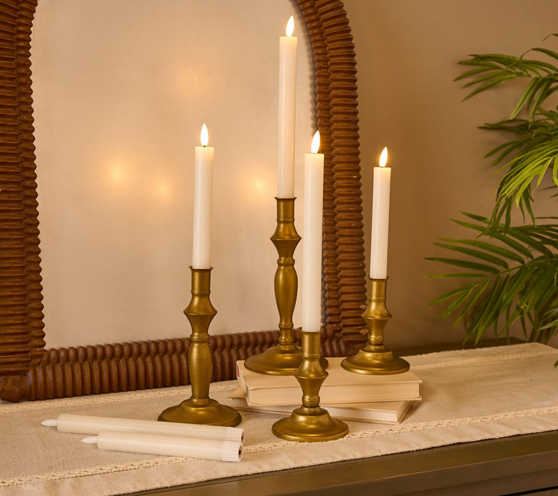 Home Reflections Set of 6 Flameless Taper Decorator Set — View 13