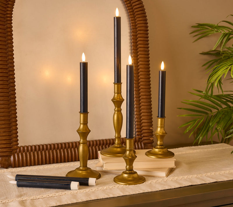 Home Reflections Set of 6 Flameless Taper Decorator Set — View 15