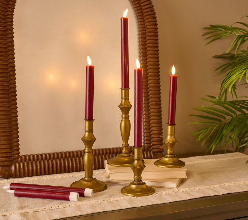 Home Reflections Set of 6 Flameless Taper Decorator Set — View 16