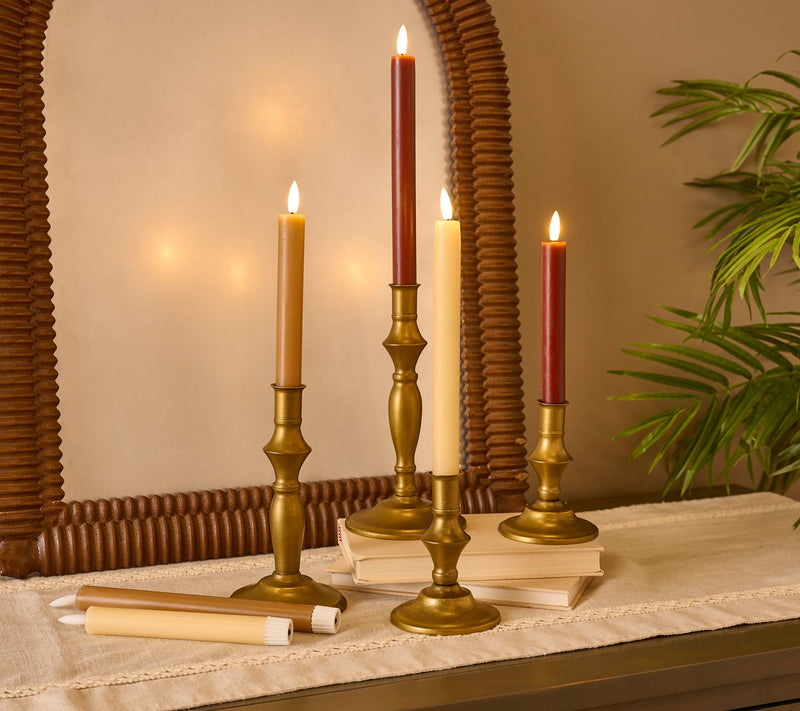 Home Reflections Set of 6 Flameless Taper Decorator Set — View 18