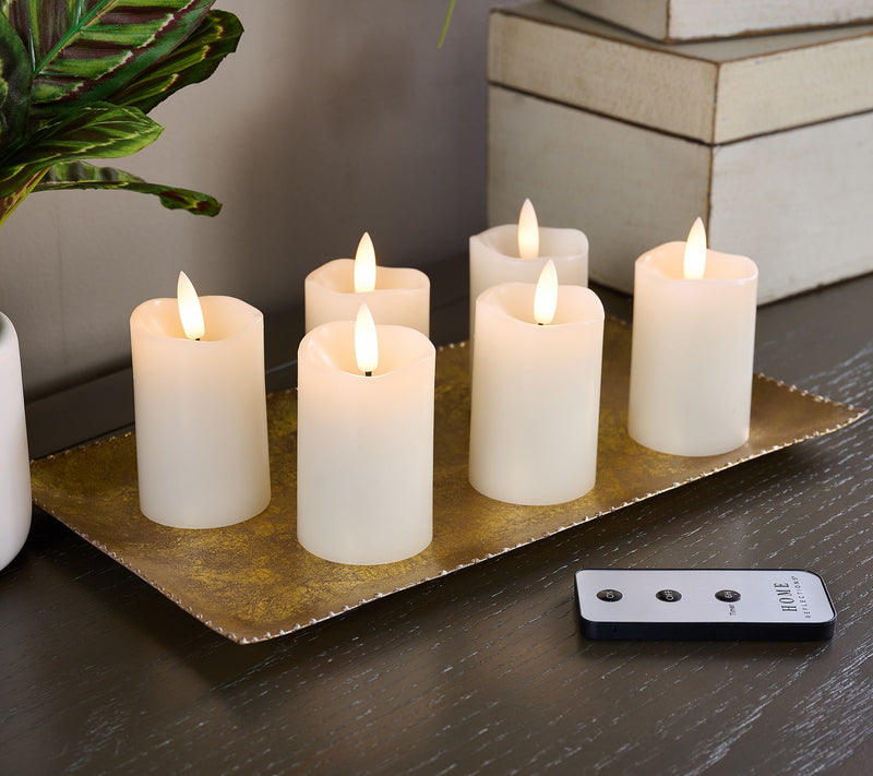 Home Reflections Set of 6 Flameless Votives — View 10