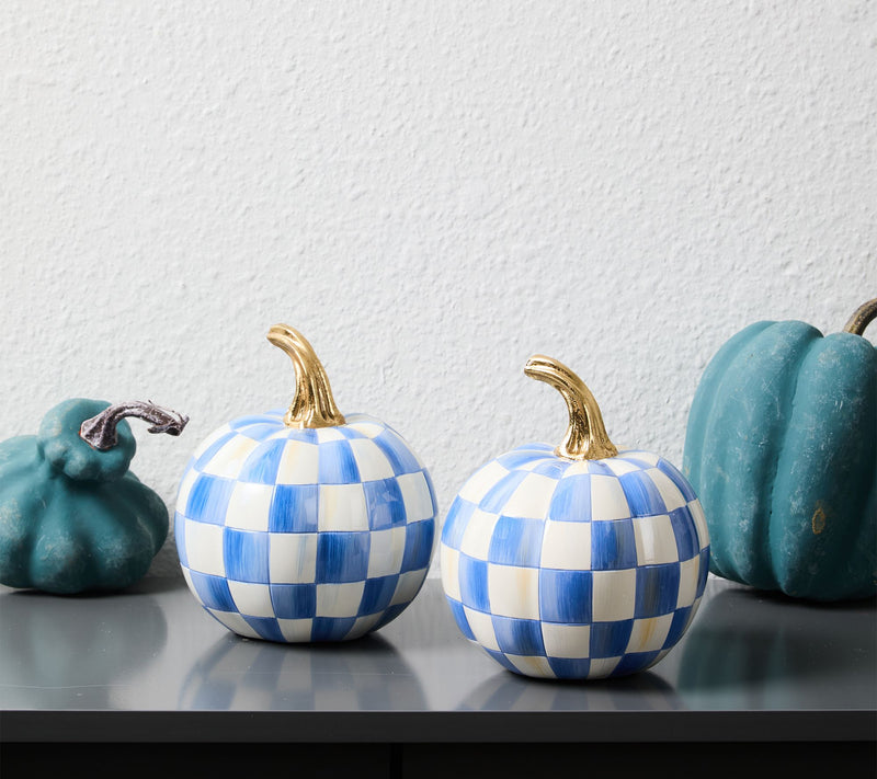 MacKenzie- Childs Set of 2 Mini Pumpkins — View 22
