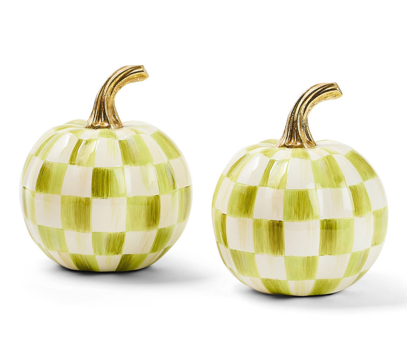 MacKenzie- Childs Set of 2 Mini Pumpkins — View 9