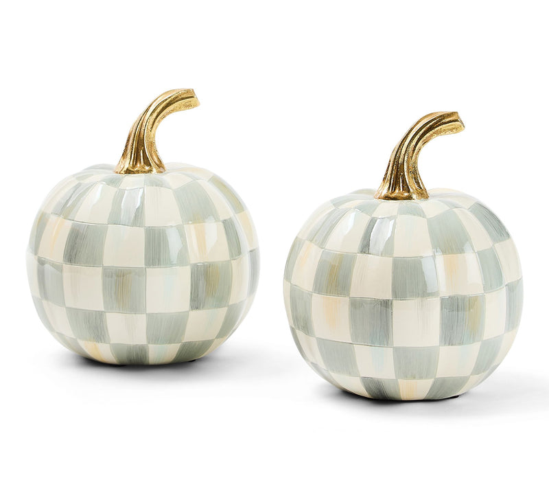 MacKenzie- Childs Set of 2 Mini Pumpkins — View 17