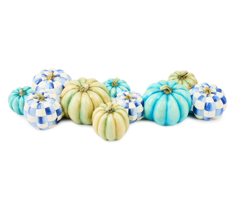 MacKenzie- Childs Royal Autumn Check & Stripe Pumpkin Cluster — View 2