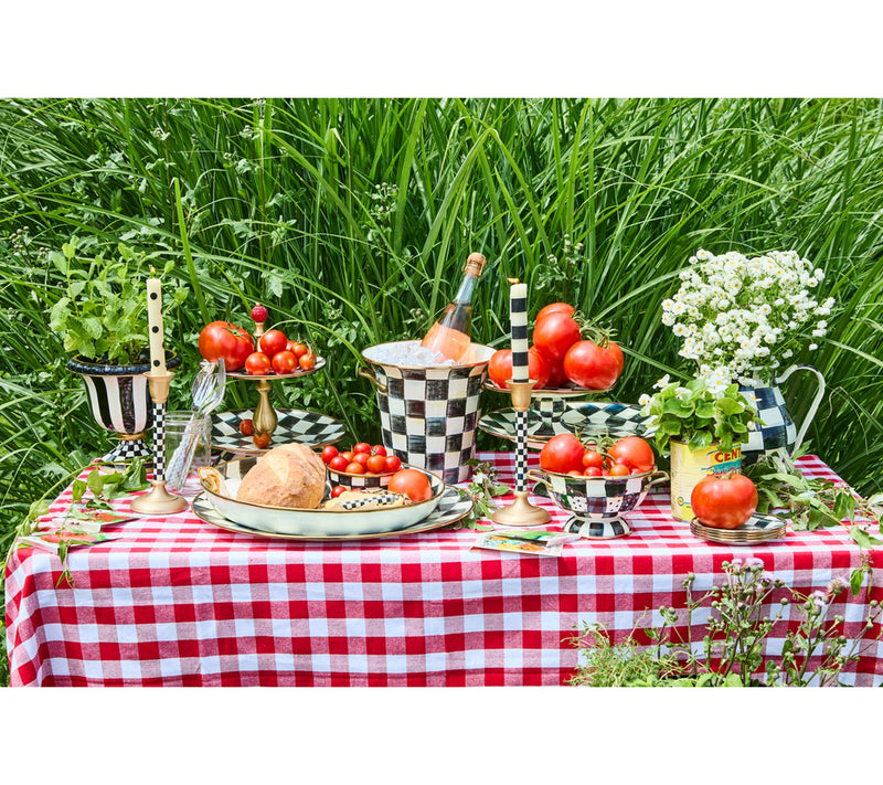 MacKenzie- Childs Tabletop Check & Stripe Urn — View 3