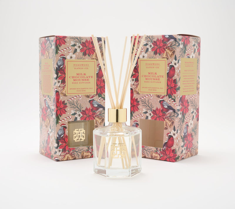 HomeWorx by Slatkin + Co. S/2 Cozy Winter Nights Reed Diffusers — View 10