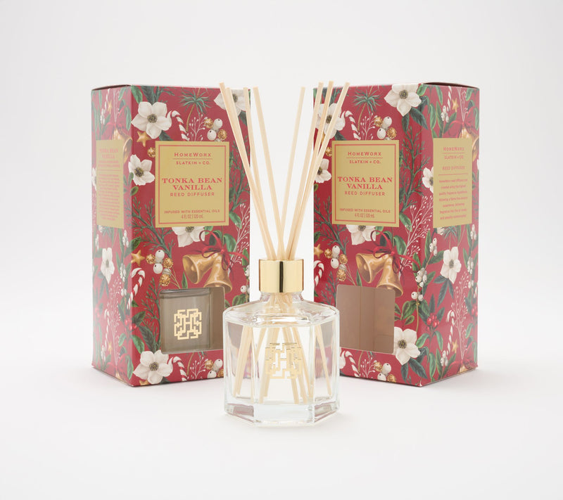 HomeWorx by Slatkin + Co. S/2 Cozy Winter Nights Reed Diffusers — View 11