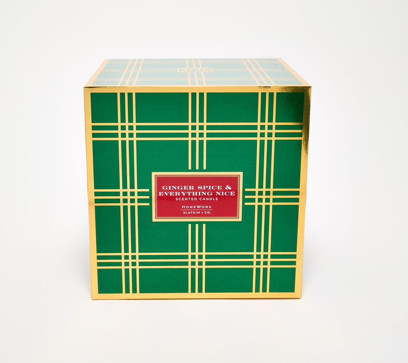 HomeWorx by Slatkin + Co. Luxe 80oz Ginger Spice Candle — View 2