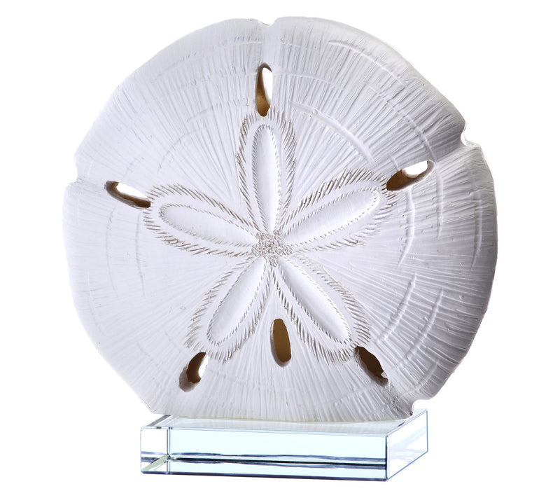 7" Sand Dollar On Glass by Valerie — View 2