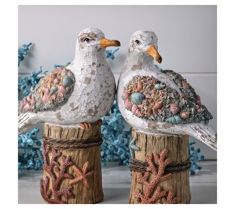 8" Seagull On Piling Set of 2 by Valerie — View 3