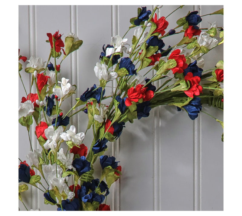 22" Wild Summer Blossom Wreath by Valerie — View 3