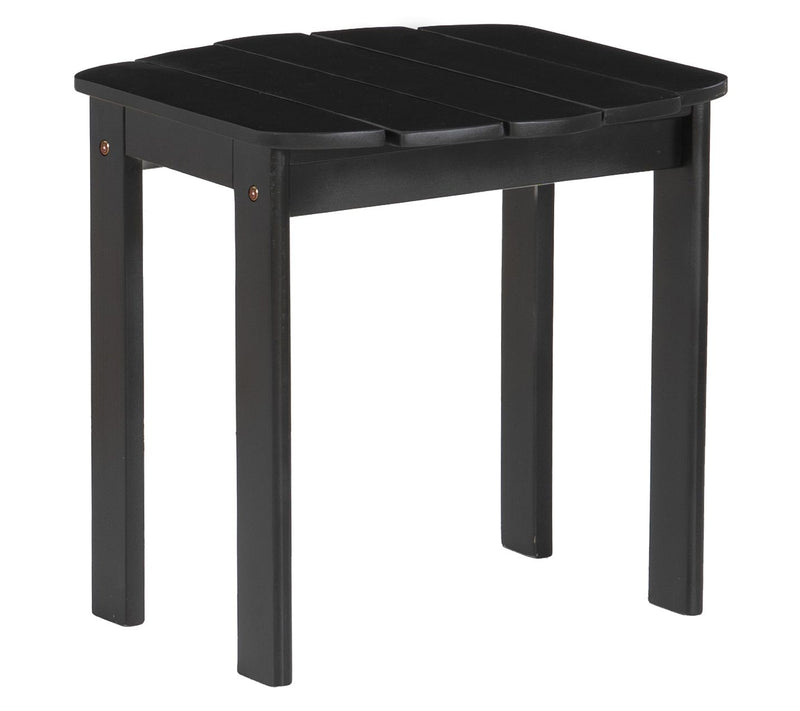 Linon Home Black Adirondack End Table — View 2
