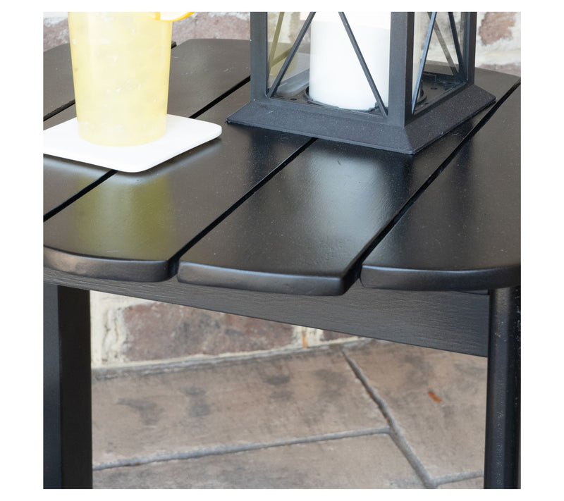 Linon Home Black Adirondack End Table — View 3