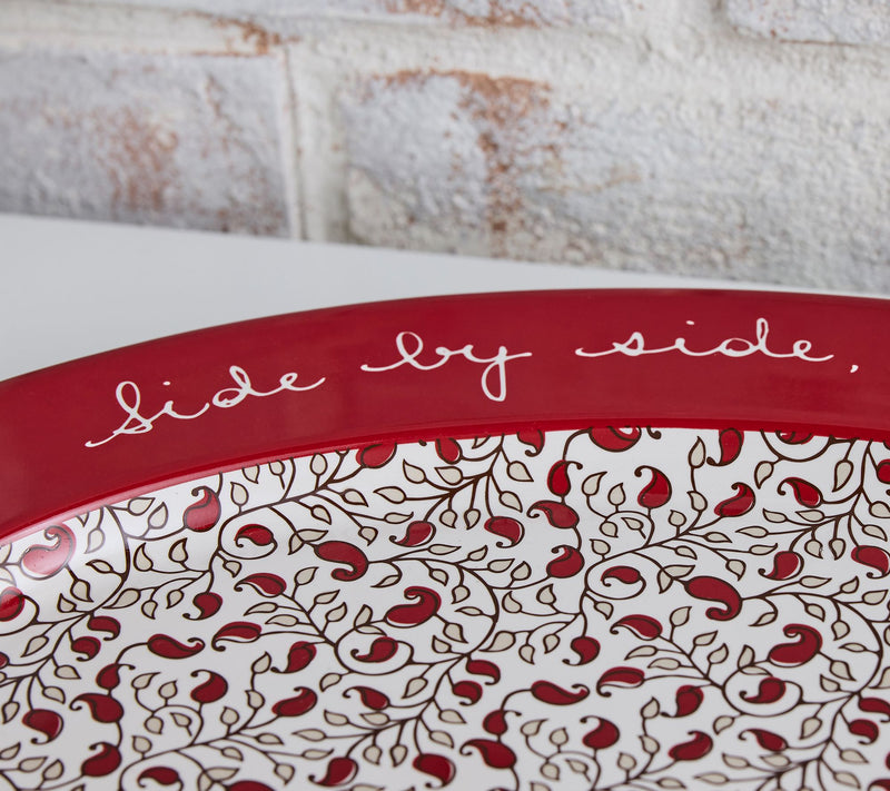 Aarti Sequeira Side By Side, or Miles Apart 18" Serving Platter — View 2
