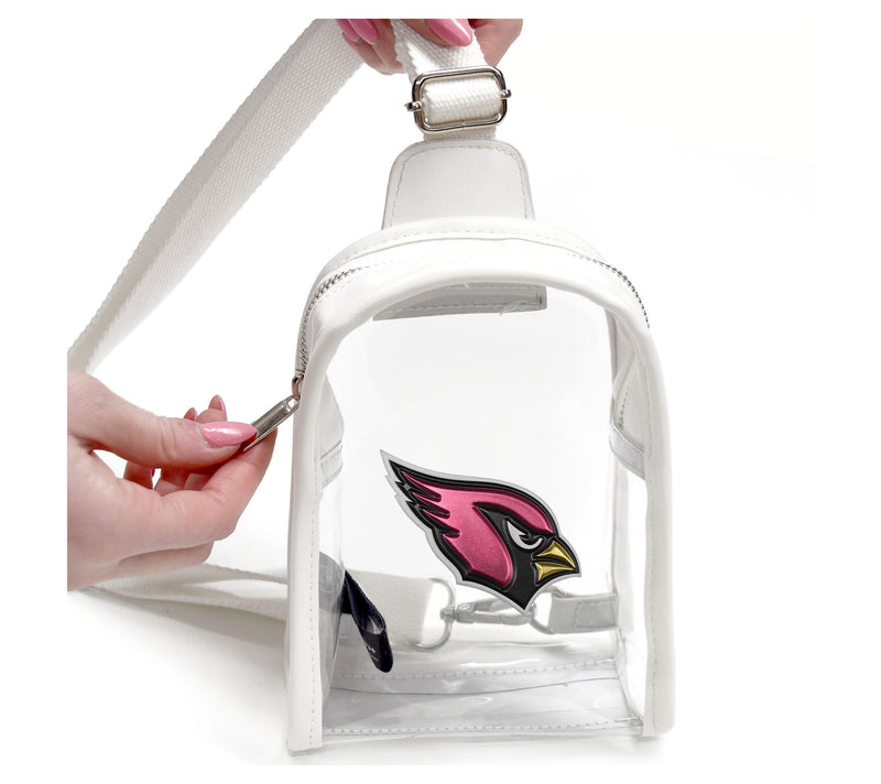 Littlearth NFL 3D Logo Clear Mini Sling — View 4