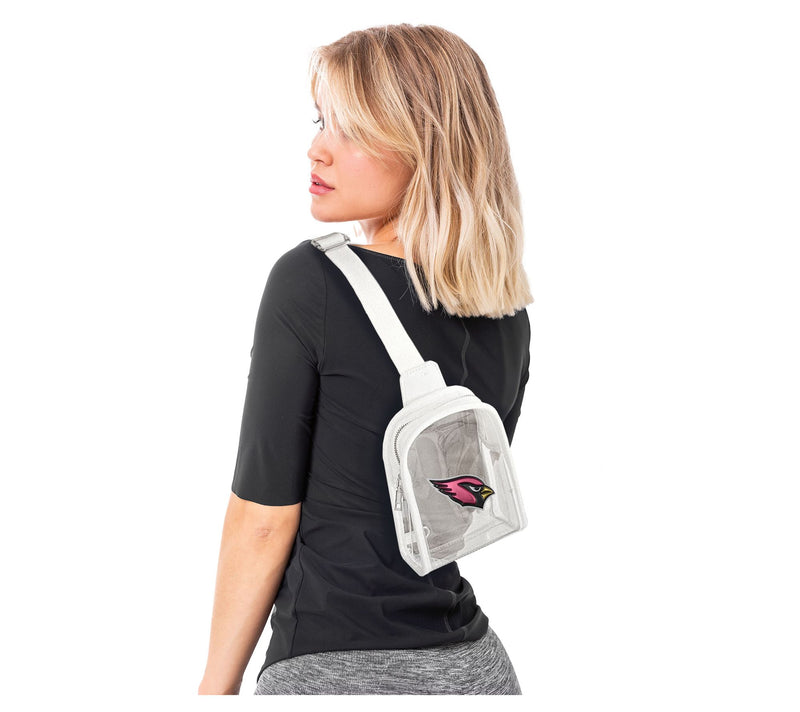 Littlearth NFL 3D Logo Clear Mini Sling — View 3