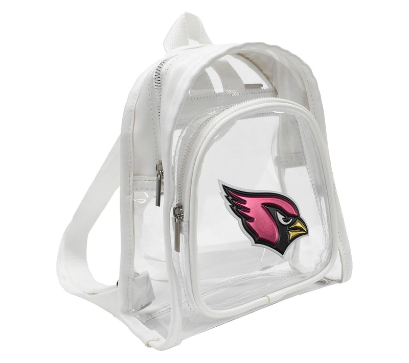 Littlearth NFL 3D Logo Clear Mini Backpack — Main view