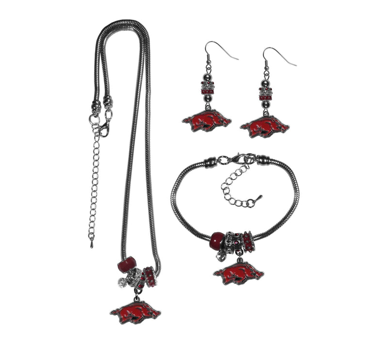 Siskiyou NCAA Euro Bead Jewelry 3pc Set — Main view