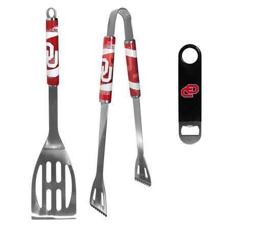Siskiyou NCAA 2pc BBQ Set w/ Bottle Opener — View 60