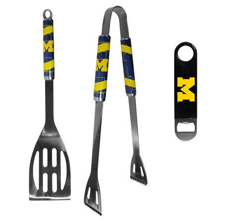 Siskiyou NCAA 2pc BBQ Set w/ Bottle Opener — View 38