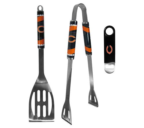Siskiyou Sports NFL 2pc BBQ Set w/ Bottle Opener — View 4