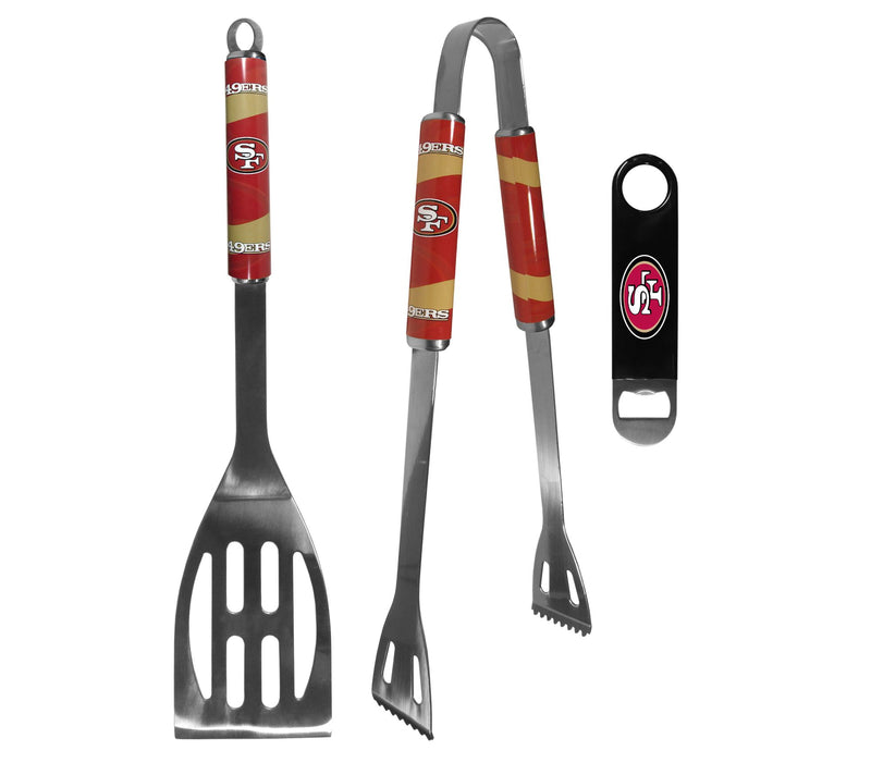 Siskiyou Sports NFL 2pc BBQ Set w/ Bottle Opener — View 3