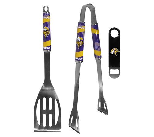 Siskiyou Sports NFL 2pc BBQ Set w/ Bottle Opener — View 60