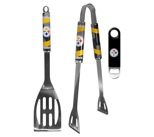Siskiyou Sports NFL 2pc BBQ Set w/ Bottle Opener — View 54