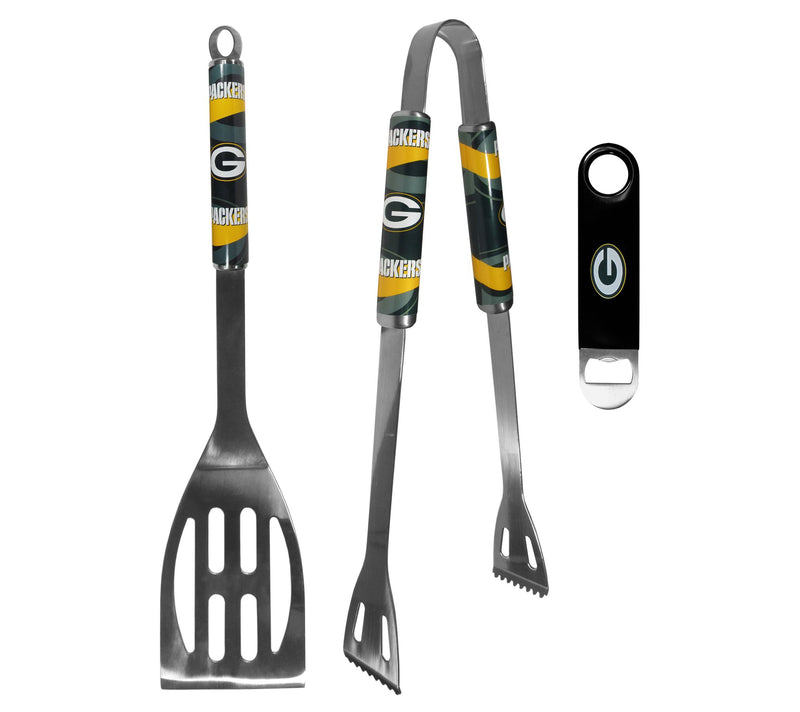 Siskiyou Sports NFL 2pc BBQ Set w/ Bottle Opener — View 39