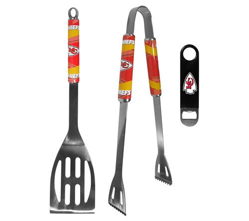 Siskiyou Sports NFL 2pc BBQ Set w/ Bottle Opener — View 18