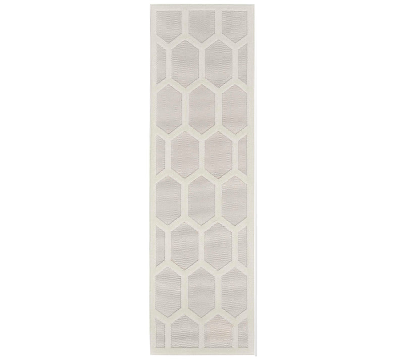Nourison 2'x7' Honeycomb Indoor/Outdoor Runner — View 7