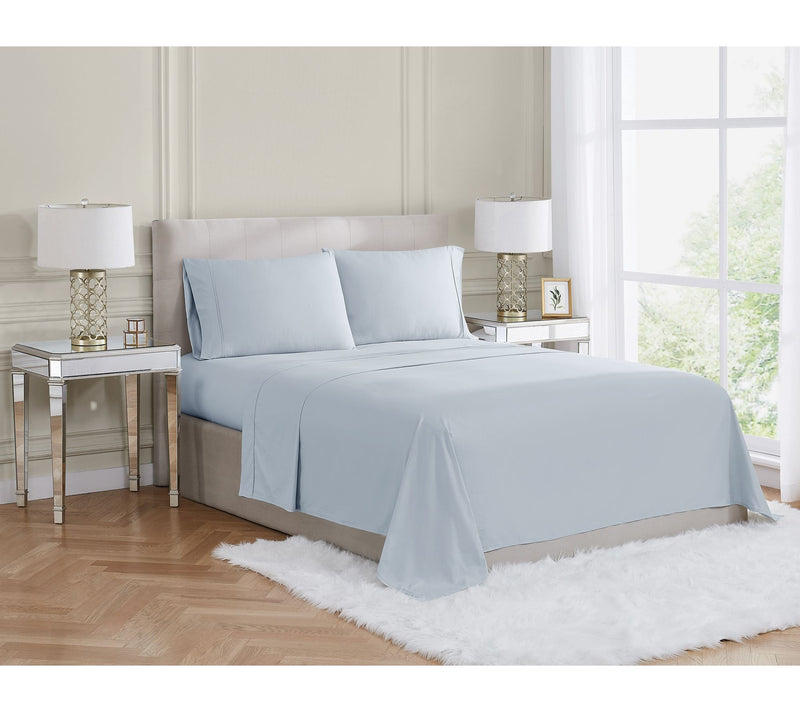 Borghese Roma 400TC Percale Cotton Queen 4-Piece Sheet Set — View 11