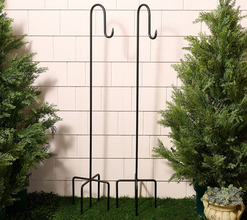Primrose Hill Set of 2 Indoor/Outdoor 40" Shepherds Hooks — Main view