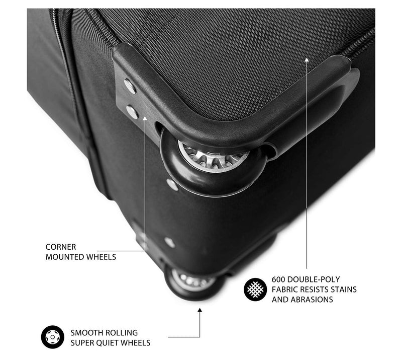 Mojo Licensing MLB 27" Drop Bottom Wheeled Duffel — View 6