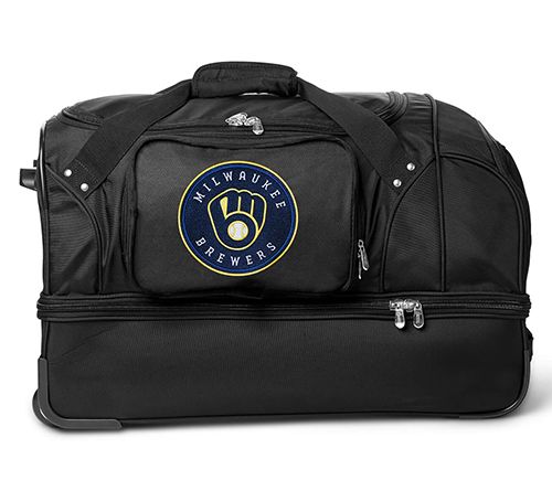 Mojo Licensing MLB 27" Drop Bottom Wheeled Duffel — View 14