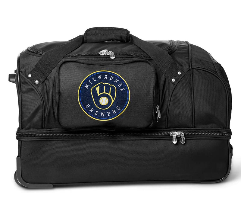 Mojo Licensing MLB 27" Drop Bottom Wheeled Duffel — View 43