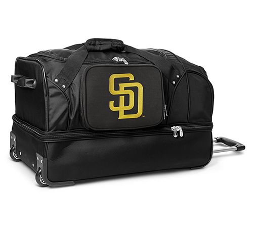 Mojo Licensing MLB 27" Drop Bottom Wheeled Duffel — View 22