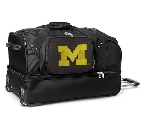 Mojo Licensing NCAA 27" Drop Bottom Wheeled Duffel — View 12