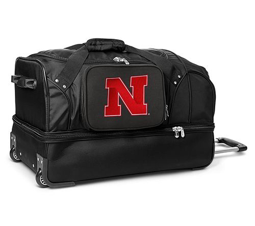 Mojo Licensing NCAA 27" Drop Bottom Wheeled Duffel — View 18