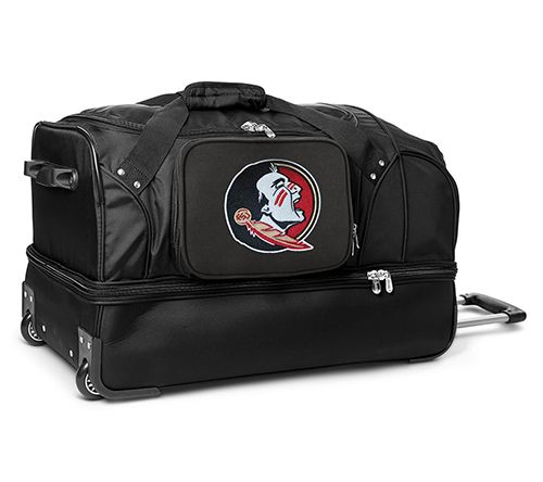 Mojo Licensing NCAA 27" Drop Bottom Wheeled Duffel — View 22