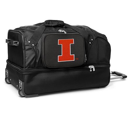 Mojo Licensing NCAA 27" Drop Bottom Wheeled Duffel — View 30