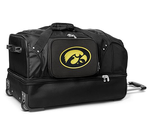 Mojo Licensing NCAA 27" Drop Bottom Wheeled Duffel — View 32