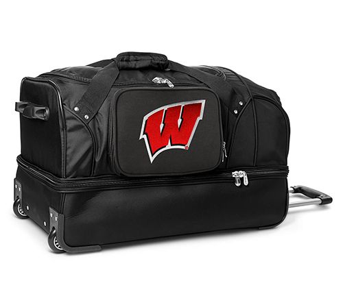 Mojo Licensing NCAA 27" Drop Bottom Wheeled Duffel — View 39