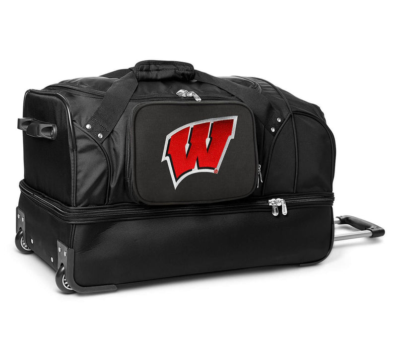 Mojo Licensing NCAA 27" Drop Bottom Wheeled Duffel — View 99