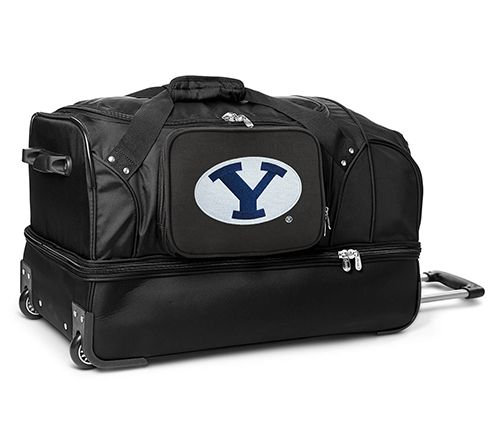 Mojo Licensing NCAA 27" Drop Bottom Wheeled Duffel — View 45