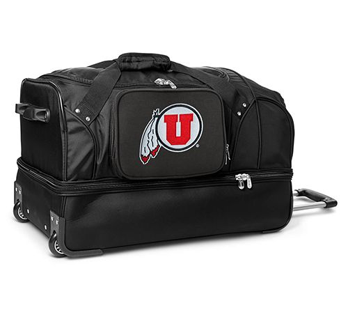 Mojo Licensing NCAA 27" Drop Bottom Wheeled Duffel — View 63