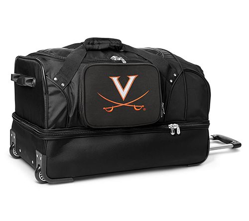 Mojo Licensing NCAA 27" Drop Bottom Wheeled Duffel — View 64
