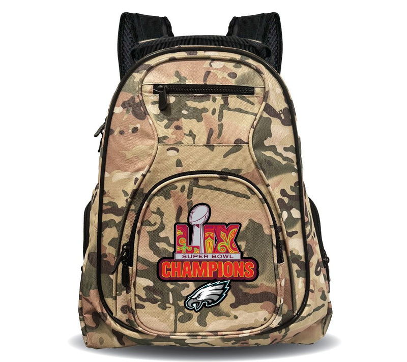 Mojo Licensing NFL Eagles Super Bowl LIX ChampsCamo Backpack — Main view